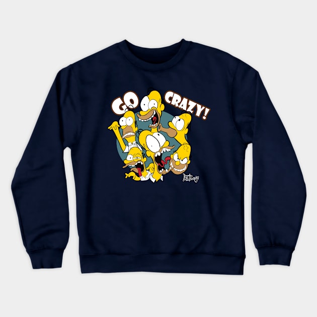 Go Crazy! Crewneck Sweatshirt by D.J. Berry